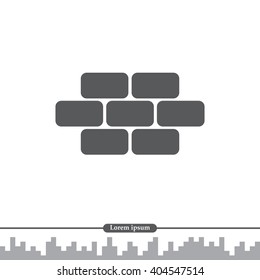 bricks (brickwork, masonry), icon
