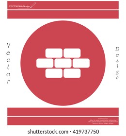 bricks (brickwork, masonry), icon