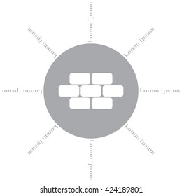 bricks (brickwork, masonry), icon