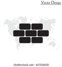 bricks (brickwork, masonry), icon