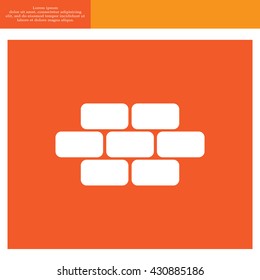 bricks (brickwork, masonry), icon