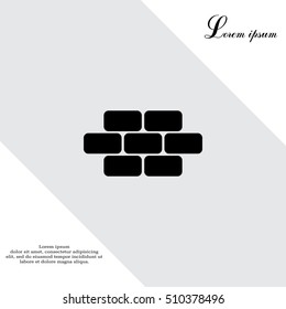 bricks (brickwork, masonry), icon