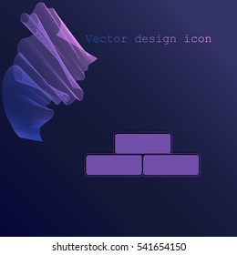 Bricks (brickwork, masonry), icon