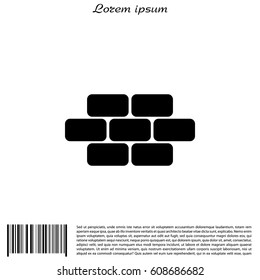 bricks (brickwork, masonry), icon