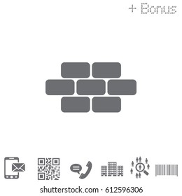 bricks (brickwork, masonry), icon