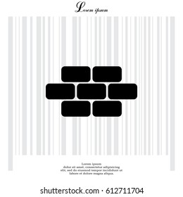 bricks (brickwork, masonry), icon