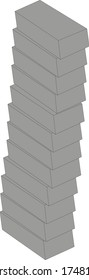 ladrillos para la construcción de la arquitectura de colección