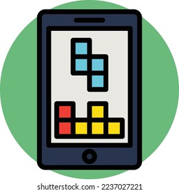 Juego de ladrillos Icono vector adecuado para el trabajo comercial y fácil modificarlo o editarlo
