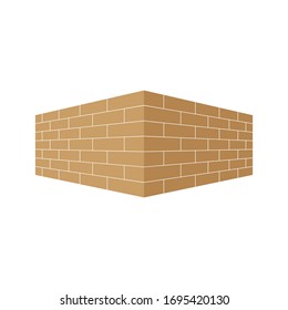 Bricks Icon On a White Background.Vector illustration