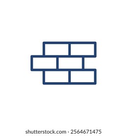 Bricks icon Outline icon sign