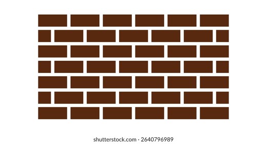 Bricks icon set. Simple design. Vector illustration. EPS 10.