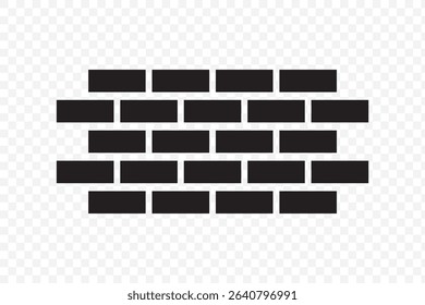 Bricks icon set. Simple design. Vector illustration. EPS 10.