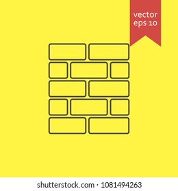 bricks. bricks icon. sign design. Vector EPS 10