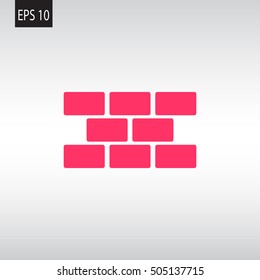  bricks icon Vector.