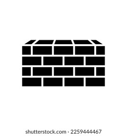 bricks icon vector design template in white background