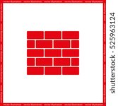 Bricks icon vector illustration eps10.