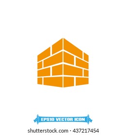 Bricks icon vector illustration eps10.