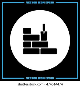 bricks icon vector illustration eps10.