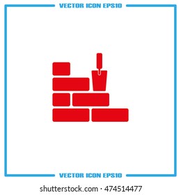 bricks icon vector illustration eps10.