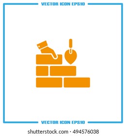 Bricks icon vector illustration eps10.