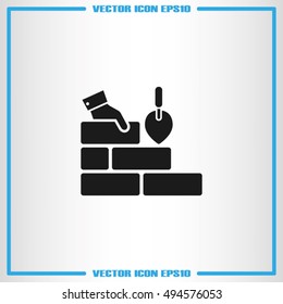 Bricks icon vector illustration eps10.