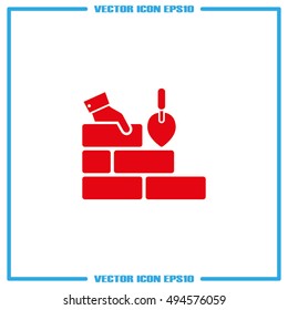 Bricks icon vector illustration eps10.