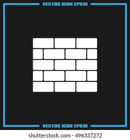 Bricks icon vector illustration eps10.