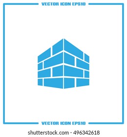 Bricks icon vector illustration eps10.