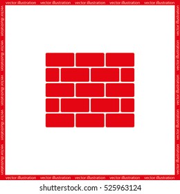 Bricks icon vector illustration eps10.