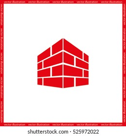 Bricks icon vector illustration eps10.