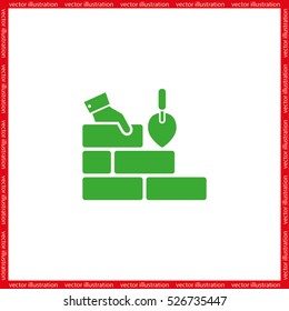 Bricks icon vector illustration eps10.