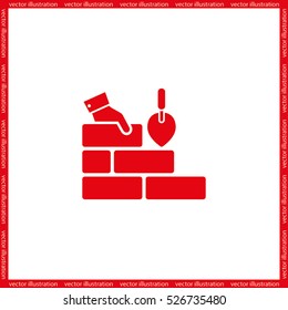 Bricks icon vector illustration eps10.