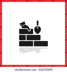 Bricks icon vector illustration eps10.