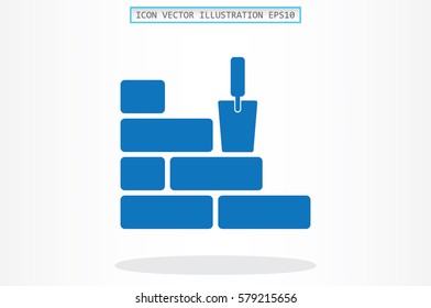 bricks icon vector illustration eps10.