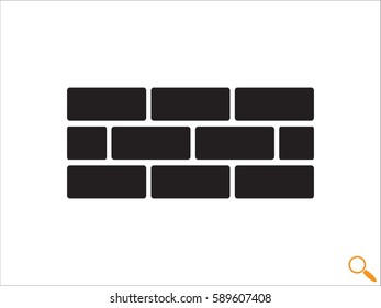 bricks, icon, vector illustration eps10