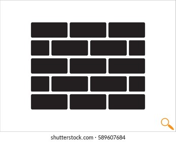 bricks, icon, vector illustration eps10
