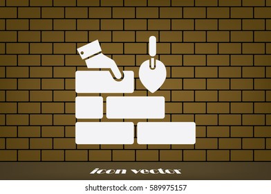 Bricks icon vector illustration eps10.