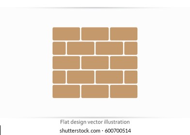 Bricks icon vector illustration eps10.