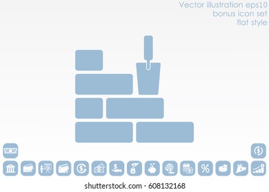 bricks icon vector illustration eps10.