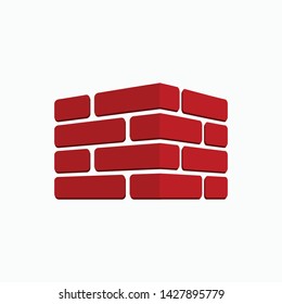 bricks icon vector sign symbol