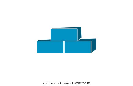 bricks icon. Web Icon. Premium quality graphic design. Signs,  symbols collection, simple icon for websites, web design, mobile app on white background