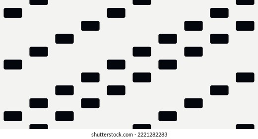 Bricks laid out diagonally. Black bricks vector for print and decoration.