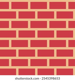 Bricks pixels. in vector graphics
