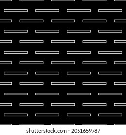 Bricks seamless pattern. Strokes background. Linear ornament. Blocks motif. Geometric image. Ethnic backdrop. Folk wallpaper. Tribal illustration. Geometrical textile print.