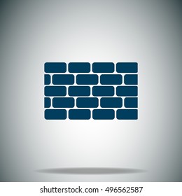 Bricks vector icon
