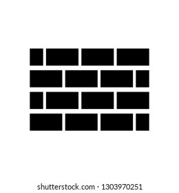 Bricks Wall Icon Stock Vector (Royalty Free) 1303970251 | Shutterstock