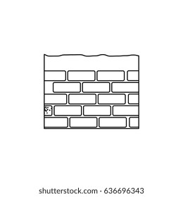 bricks wall icon