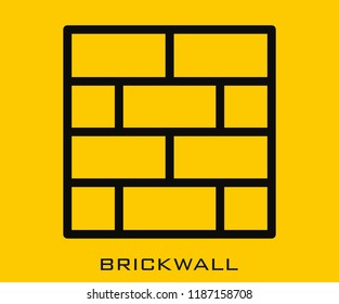 Brickwall icon signs