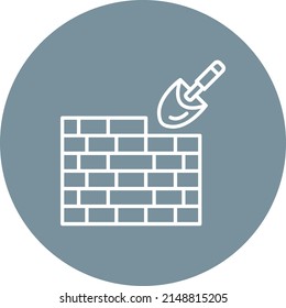 Brickwall vector icon. Can be used for printing, mobile and web applications.