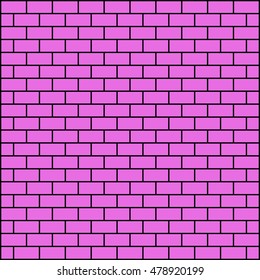 Brickwork. Abstract background. Vector illustration. For your design.
